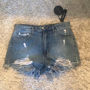 Articles of Society ripped jean shorts